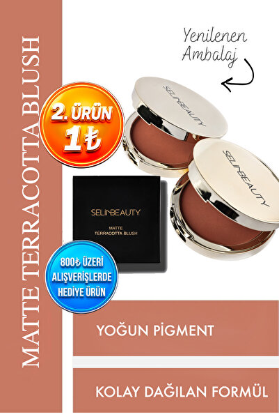 SELİNBEAUTY Matte Terracota Blush