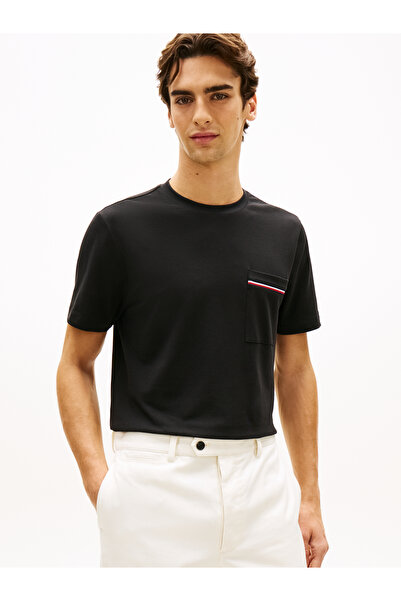 Tommy Hilfiger Μπλουζάκι Ανδρικό Μαύρο