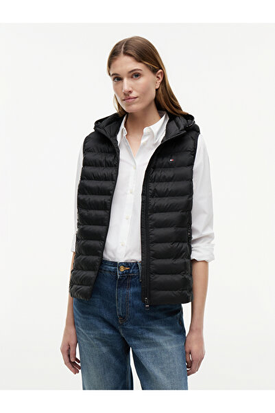 Tommy Hilfiger Γυναικείο μαύρο γιλέκο με Γιλέκο Global