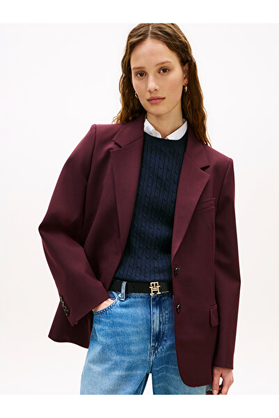 Tommy Hilfiger BLAZER UȘOR DIN AMESTEC DE LÂNĂ RLXD