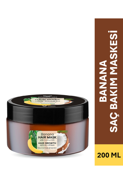 ASHLEY JOY Hızlı Uzamaya Yardımcı Banana Saç Maskesi 200 ml