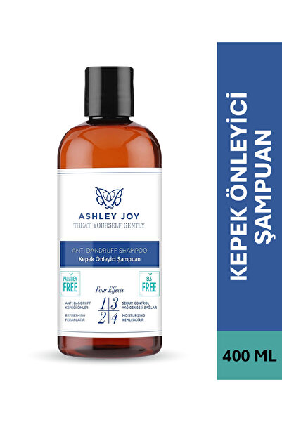 ASHLEY JOY Kepek Karşıtı Onarıcı Saç Bakım Şampuanı 400 ml - Normal & Yağlı S...
