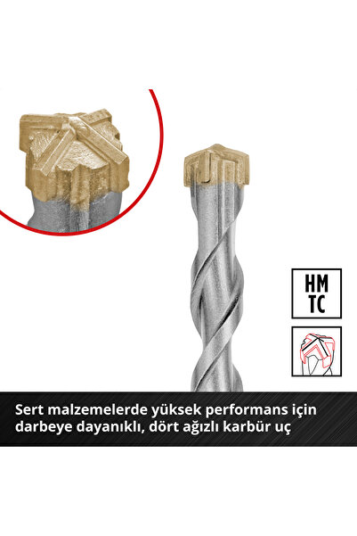 Einhell Orijinal 7 Parça SDS Plus Delici Uç Seti, 160 mm - 49265510