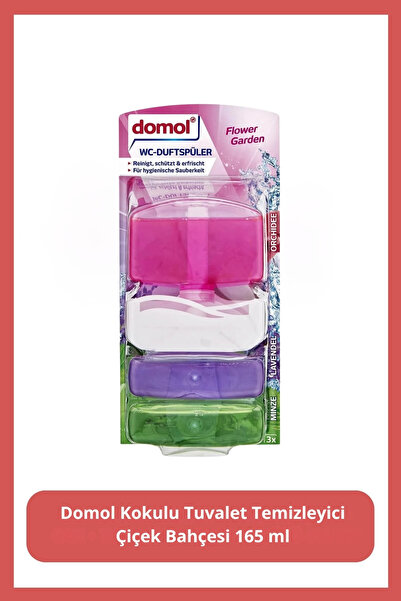 DOMOL Kokulu Tuvalet Temizleyici Çiçek Bahçesi