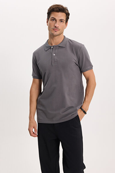 Tudors Tricou pentru bărbați, slim fit, 100% bumbac, cu mânecă scurtă, guler ...