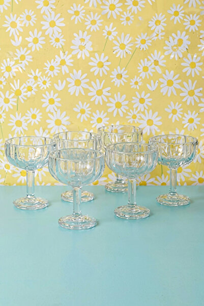 TRENDYOLMİLLA HOME Set de 6 boluri în formă de floare pentru prezentare, gemu...