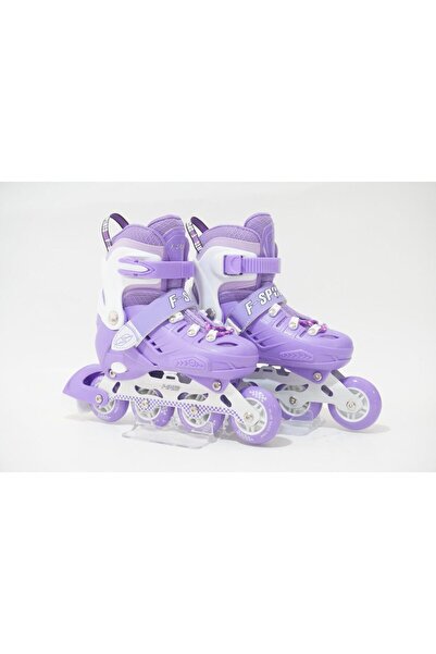 Cool Wheels Lila Ön Teker Işıklı Silikon Çift Led Hediyeli 30-33 S