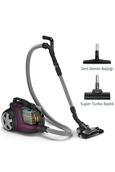 Philips Marathon Ultimate Süperturbo Fırçalı Premium Toz Torbasız Süpürge, He...