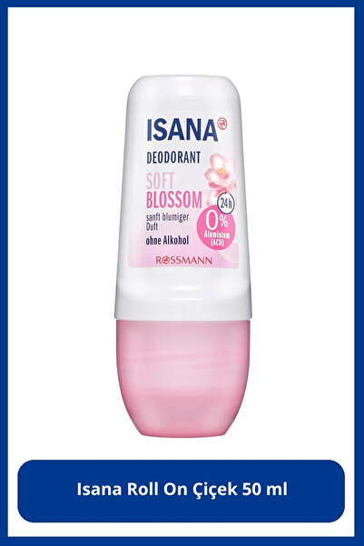 ISANA Roll On Çiçek 50 ml