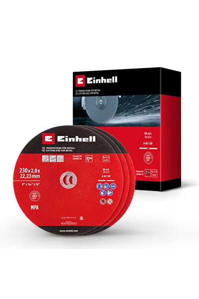 Einhell 3 Parça İnce Metal Kesme Diski Seti, Ø 230 mm - 49711523