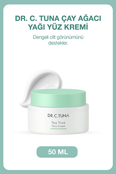 Farmasi Dr. C. Tuna Çay Ağacı Yağı Nemlendirici Yüz Kremi 50 Ml