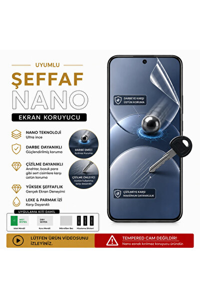 Astakos واقي شاشة هيدروجيل نانو شفاف غير قابل للكسر متوافق مع Redmi 15 5G