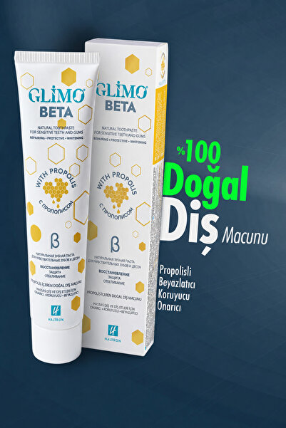 Glimo Beta Propolisli %100 Doğal Diş Macunu 75 ml | Hassas Diş Ve Diş Etleri ...