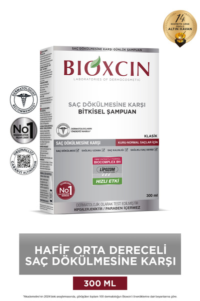 Bioxcin Genesis Kuru ve Normal Saçlar İçin Şampuan 300ml