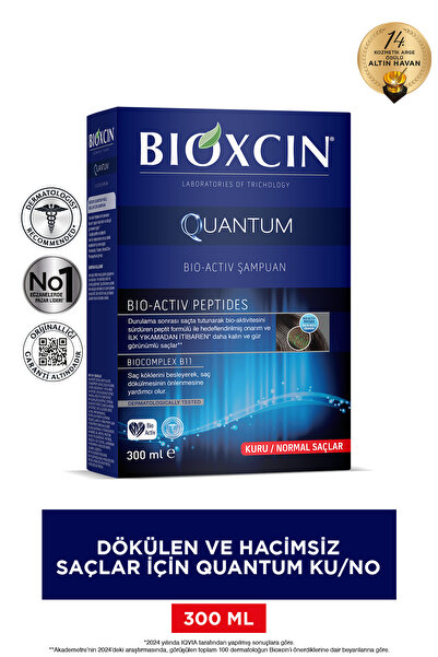 Bioxcin Kvantový šampon pro suché/normální vlasy 300 ml