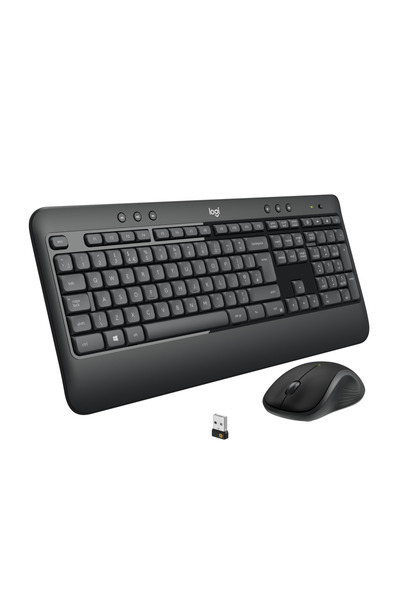 logitech MK540 Advanced Kablosuz Türkçe Q Klavye Mouse Seti, Siyah 5099206 07...