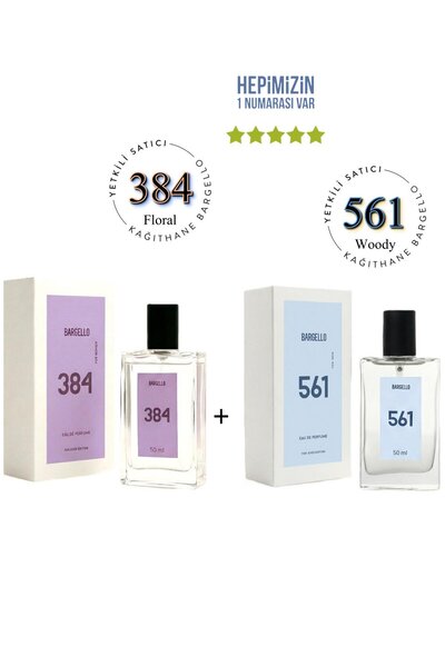 Bargello 384 + 561 Kadın/erkek Parfüm Edp 50 ml Floral/fresh - Mnms50384561