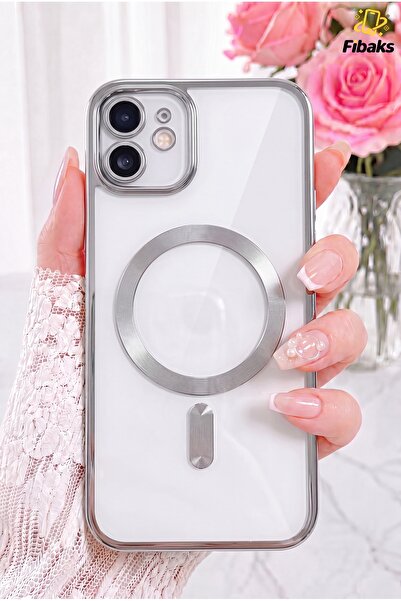 Fibaks iPhone 11 Kılıf Kamera Lens Korumalı Magsafe Şarj Kilifi Şeffaf Renkli...