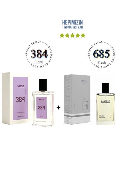 Bargello 384 + 685 Kadın/erkek Parfüm Edp 50 ml Floral/fresh - Mnms50384685