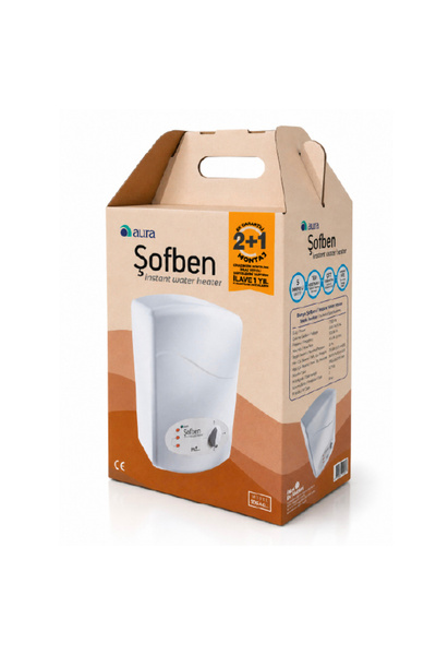 AURA Basic Elektrikli Banyo Şofbeni 105a6 ( Montajsız )