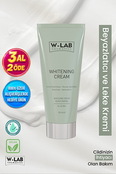 W-Lab Cosmetics Beyazlatıcı ve Leke Kremi 100 ml.