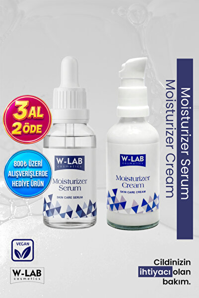 W-Lab Cosmetics Moisturizer Krem Moisturizer Serum Set