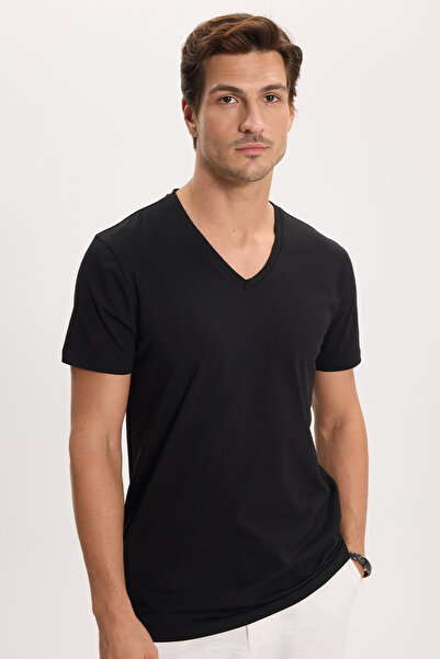 Tudors Slim-Fit-T-Shirt für Herren aus Baumwolle mit weicher Textur und flexi...