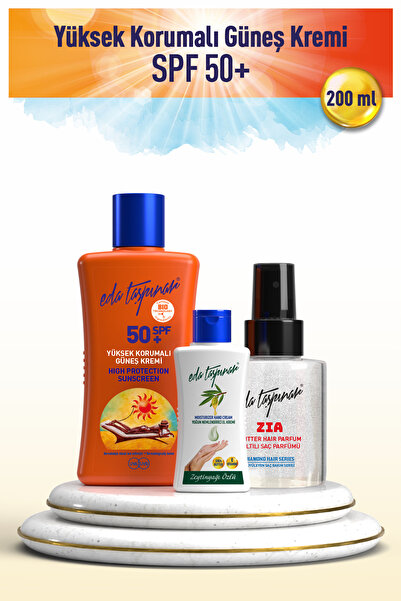 Eda Taşpınar Yüksek Korumalı Güneş Kremi SPF50+ 200ml - El Kremi & Candy Jar ...