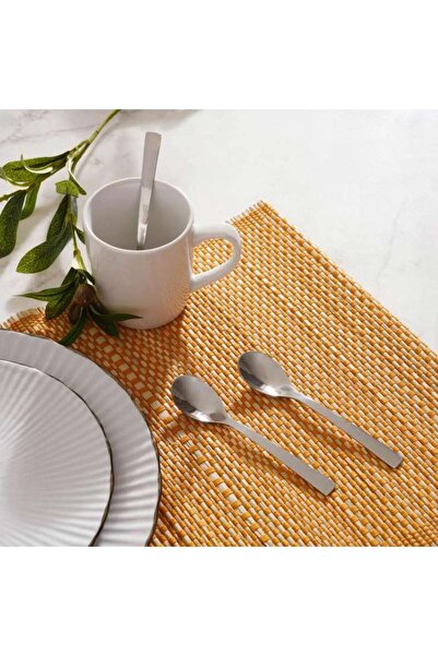 PAN HOME طقم ملاعق شاي فيلاس من 3 قطع 13.5×3×2 سم - كروم