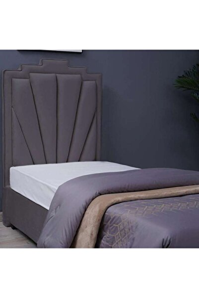 PAN HOME URANUS HEADBOARD VELVET GREY L-90 : H-125 CM