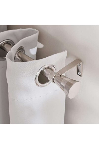 PAN HOME Feston 16/19mm Single Curtain Rod Extendable 160x300cm-silver