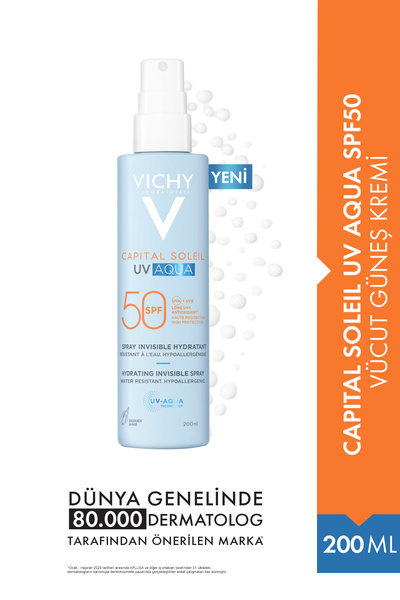 Vichy Capital Soleil Uv Aqua Spf50 Body Sunscreen 200ml