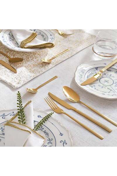 PAN HOME Sama 16-piece Cutlery Set -gold