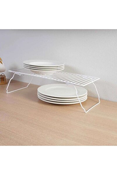 PAN HOME منظم رفوف قابل للطي من إيسنشيالز 47x21x14 سم - أبيض