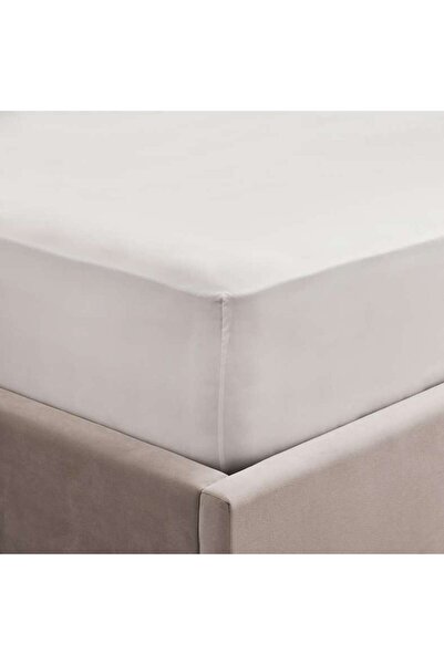 PAN HOME ملاءة سرير يومية من إيديري كينج مقاس 180x200+33 سم - لون عاجي