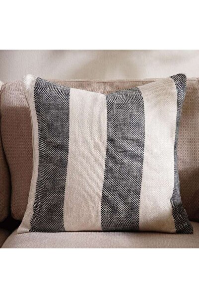 PAN HOME Caspian Stripe Cushion Cover 50x50cm - Blue