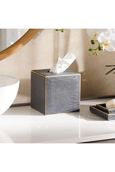 PAN HOME علبة مناديل نيبولا 14.6×14.6×15 سم - أسود