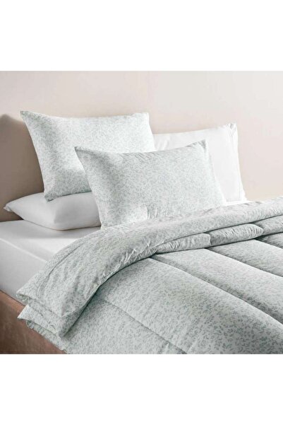 PAN HOME طقم لحاف كوين من 3 قطع من أبي مقاس 200×240 سم - أخضر فاتح