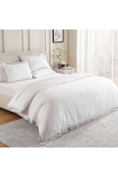 PAN HOME Urban Studio Unique Applique 3-Piece Queen Duvet Cover Set 200x200cm...