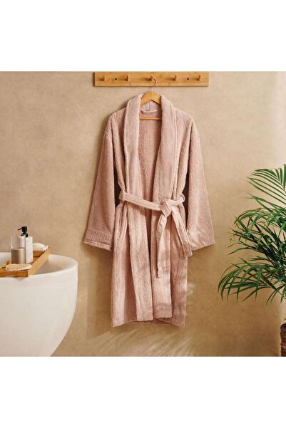 PAN HOME روب استحمام أودري ميكروكوتون مقاس L/XL - وردي