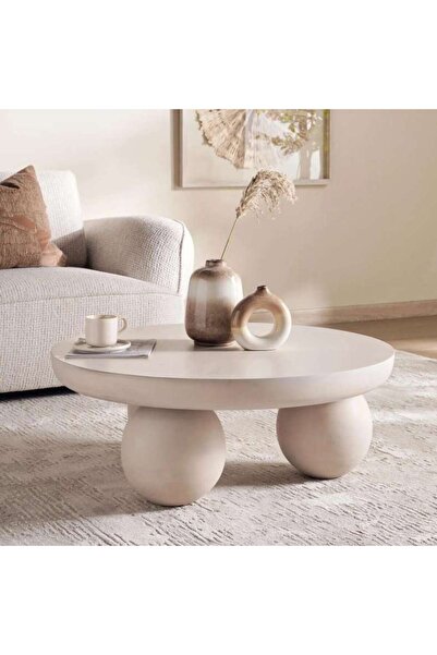 PAN HOME Willow Coffee Table Wood - Off White