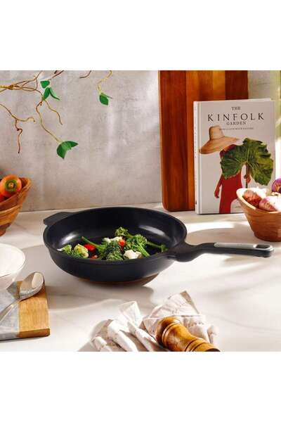 PAN HOME Berghoff Leo Stone Fry Pan Dia28cm -Black