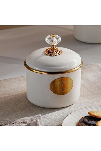 PAN HOME Alinna Canister 950Ml -White