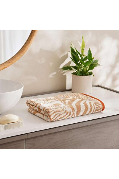 PAN HOME منشفة حمام ميراج JQ بحجم 70x140 سم - بيج