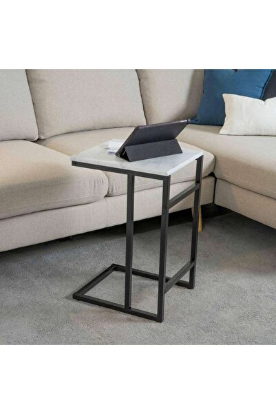 PAN HOME Kinzon Laptop Table - White Black