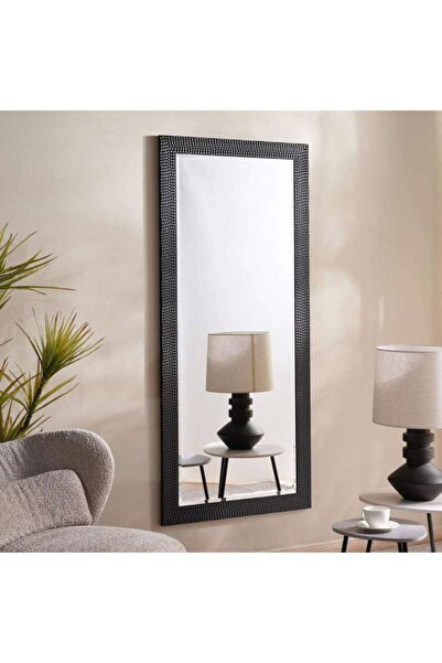 PAN HOME مرآة أرضية إنفيجن 73.4×163.4 سم - أسود