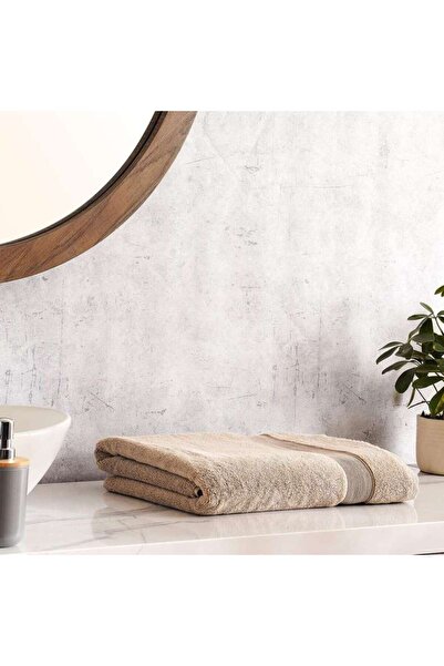 PAN HOME Classic Zero Twist 600 Gsm Bath Sheet 90x150 Cm-taupe