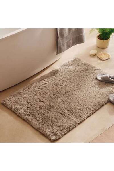 PAN HOME Ultima Microfiber Plush Bathmat 60X90cm - Beige