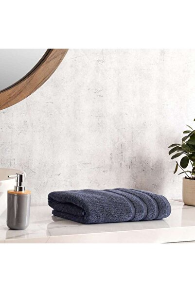 PAN HOME منشفة حمام شيكاغو منقوشة 650 جرام/متر مربع، مقاس 70×140 سم - لون أزر...
