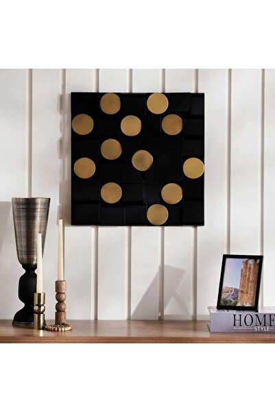 PAN HOME Miller Metal Wall Art 48x3x48cm - Black